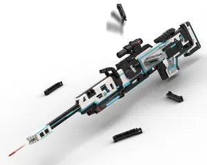 Snyzer Tech | Saber Ice | 4478 Pieces - DIY Building Block Kit with Realistic Functions