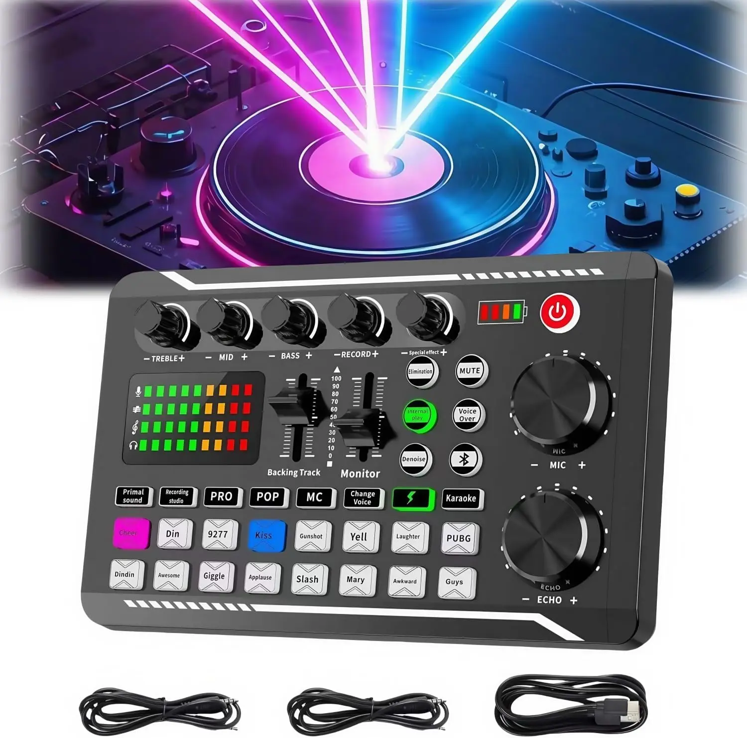 F998 Professional Podcast Live Equipment Bundle - Handheld Sound