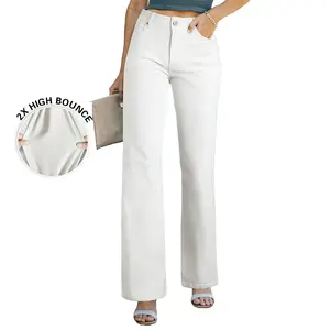 Sidefeel Women's Wide Leg Jeans Casual High Waisted Straight Zimbaplatinum Denim Pants with Pockets TikTokShopBlackFriday