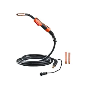 VEVOR 250Amp Mig Welding Gun with 15FT Cable, Compatible with Millermatic 200, 210, 212, 250, 250X, 251, 252 Welders, Suitable for 0.030, 0.035 and 0.045 WeldingWires