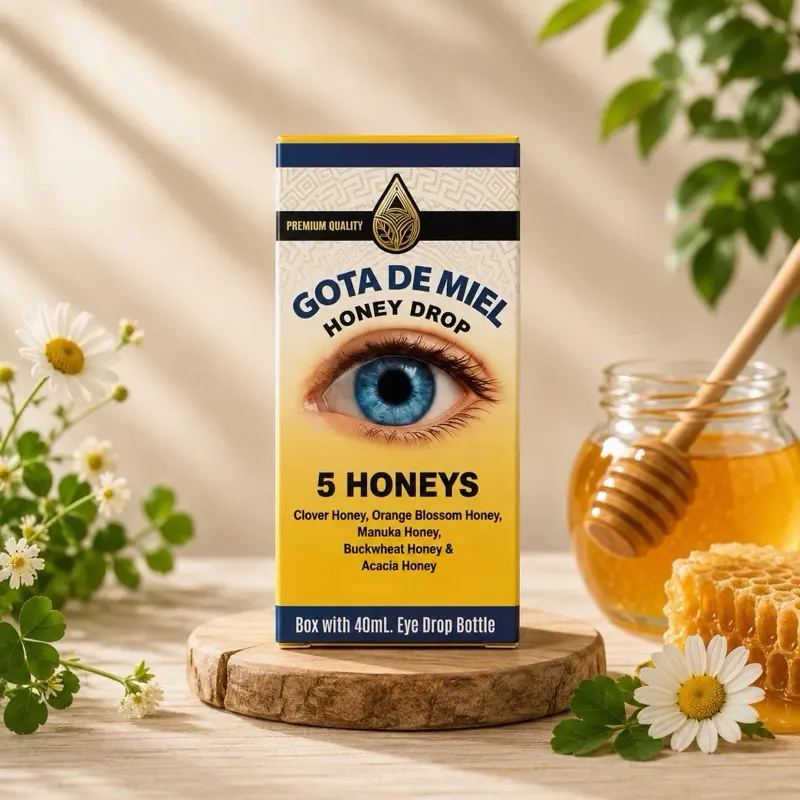 5 Honey Herbal Eye Drops 40 mL | Botanical Eye Care Formula | Daily Use