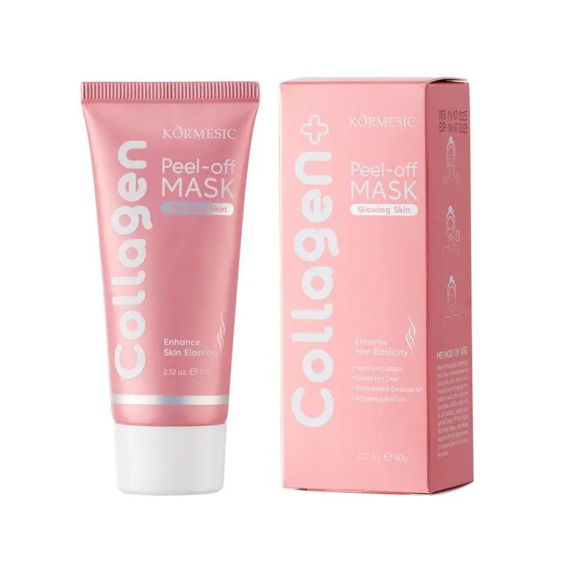 Peel-Off Collagen Face Mask for Women - Nourishing, Firming, Radiant, Moisturizing Anti-Aging Facial Treatment for Daily Home Skincare Routine