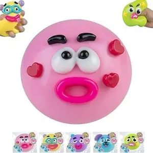 Smushers Squishy - Curiosities Smushers Dog Face Swap Squishy Soft Moldable Cute Slow Rise Relaxing Sensory Fidget Relief Anxiety Stress Fun with Interchangeable Faces for Tactile Play Fun