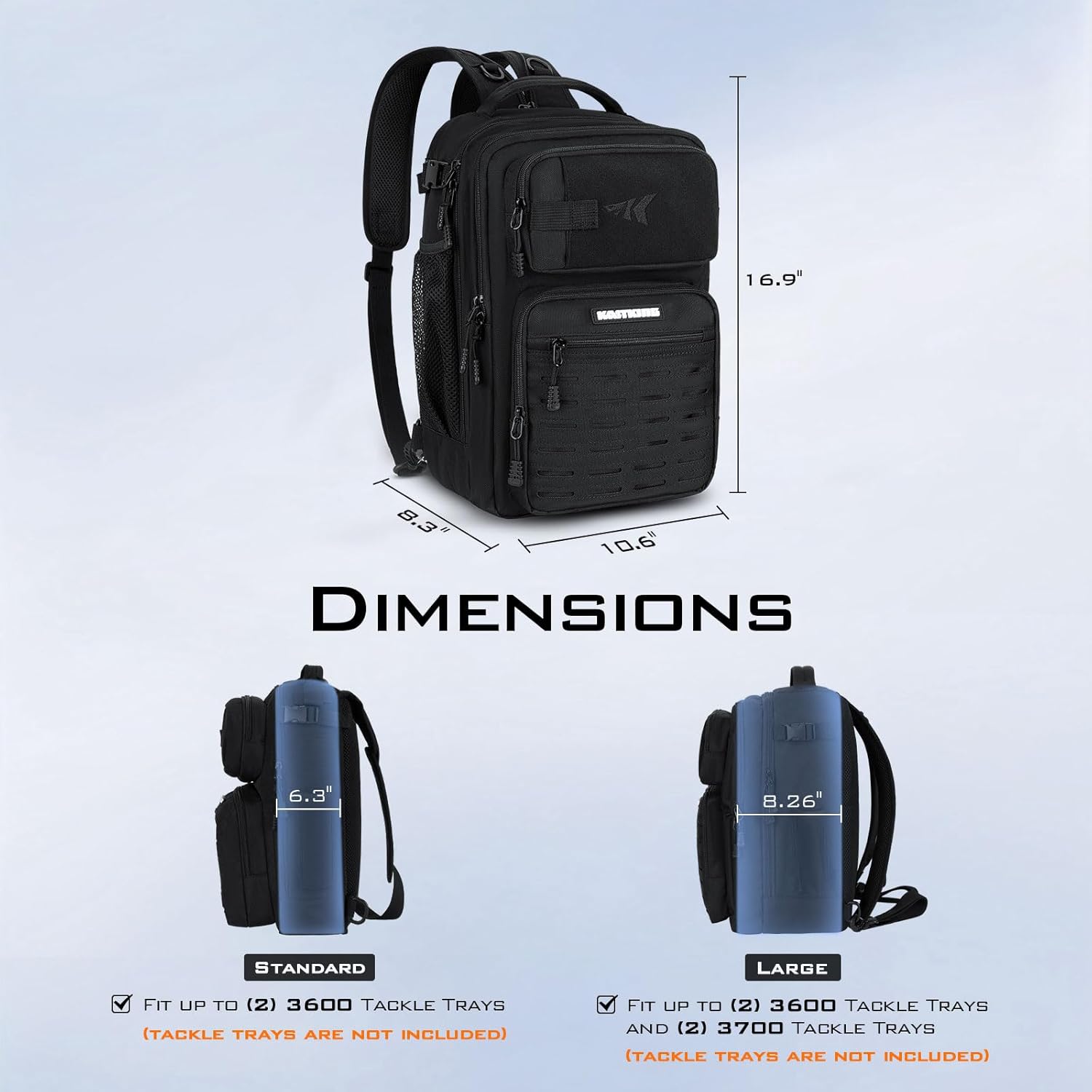 KastKing BlowBak Tactical Fishing Sling Bag – Lightweight, Durable Gear Backpack, Perfect Gift for Men