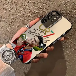 Shining Football R-Ronaldoes Phone Case Suitable for Samsung Galaxy S26 S25 S24 A37 A57 A17 A07 A56 A26 A36 A55 A35 A06 A16 A05 A14 A24 A34 A54 A15 A05s A04e A25 S23 S22 S21 S20 FE Ultra Plus Edge 4G 5G Anti Fall Matte Back Cover