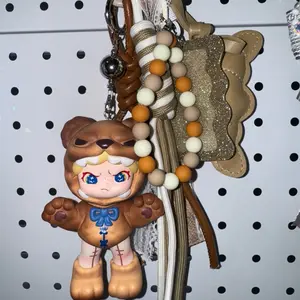Authentic Doll Bag Chains with Colorful Beads and Glitter Accents Choose in Live Stream for Stylish Accessories