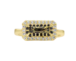 Wicked Gold Studded Ring