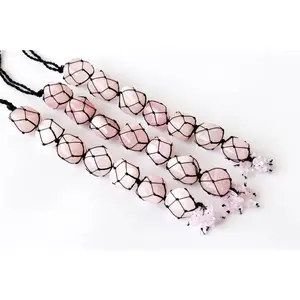 Rose Quartz Hanging Crystal Charm – Love & Emotional Healing