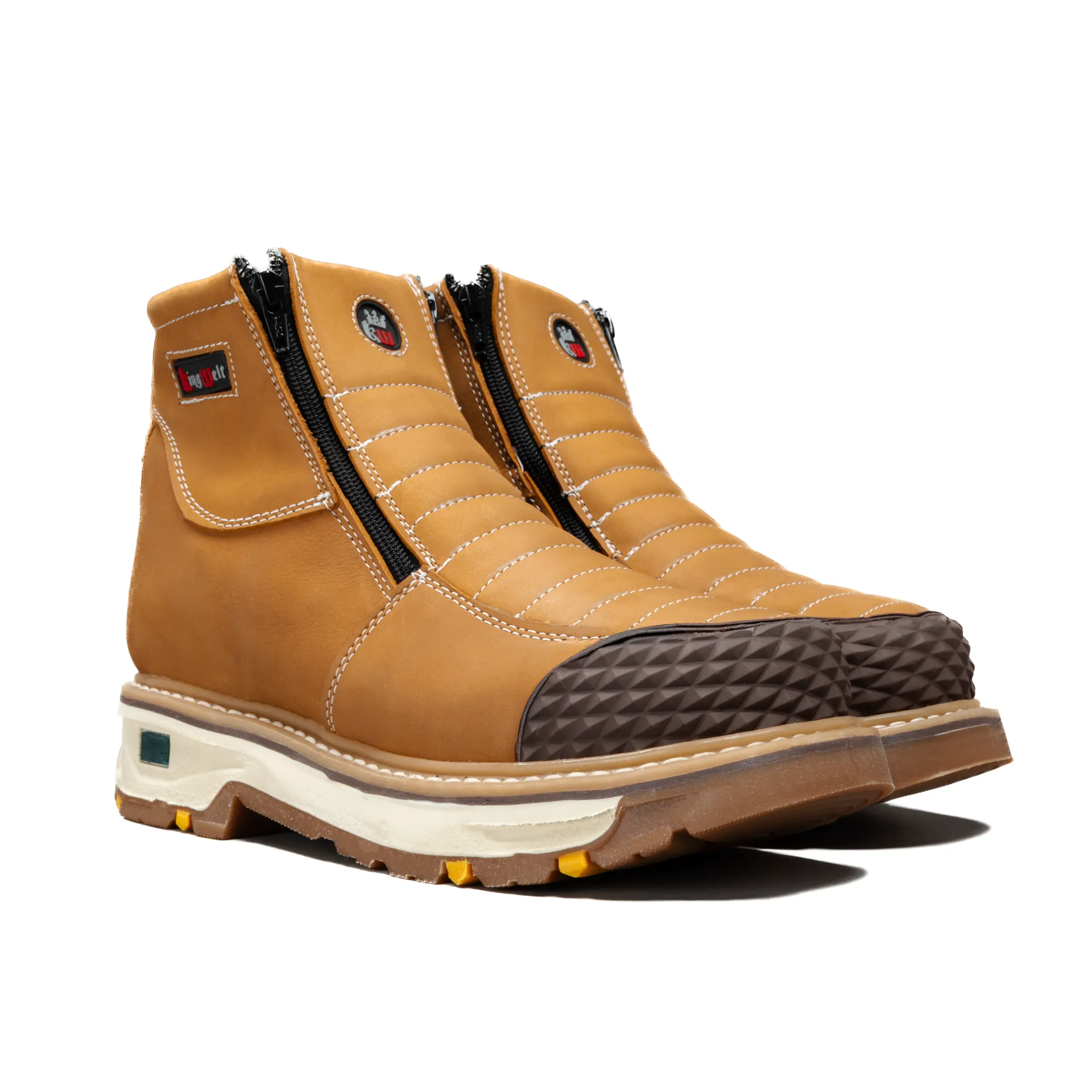 Armor Flex 6" Zipper Lightweight Work Boot, Slip-On, Soft Toe, Square Toe Boots
