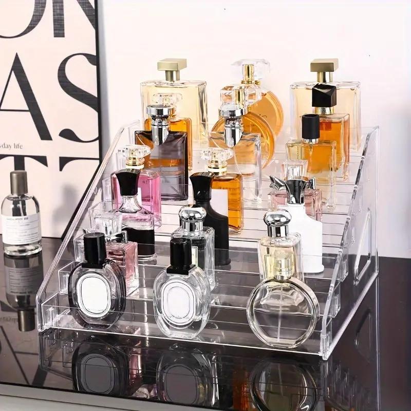 Multi-layer Perfume Storage Rack, 1 Count Transparent Acrylic Perfume ...