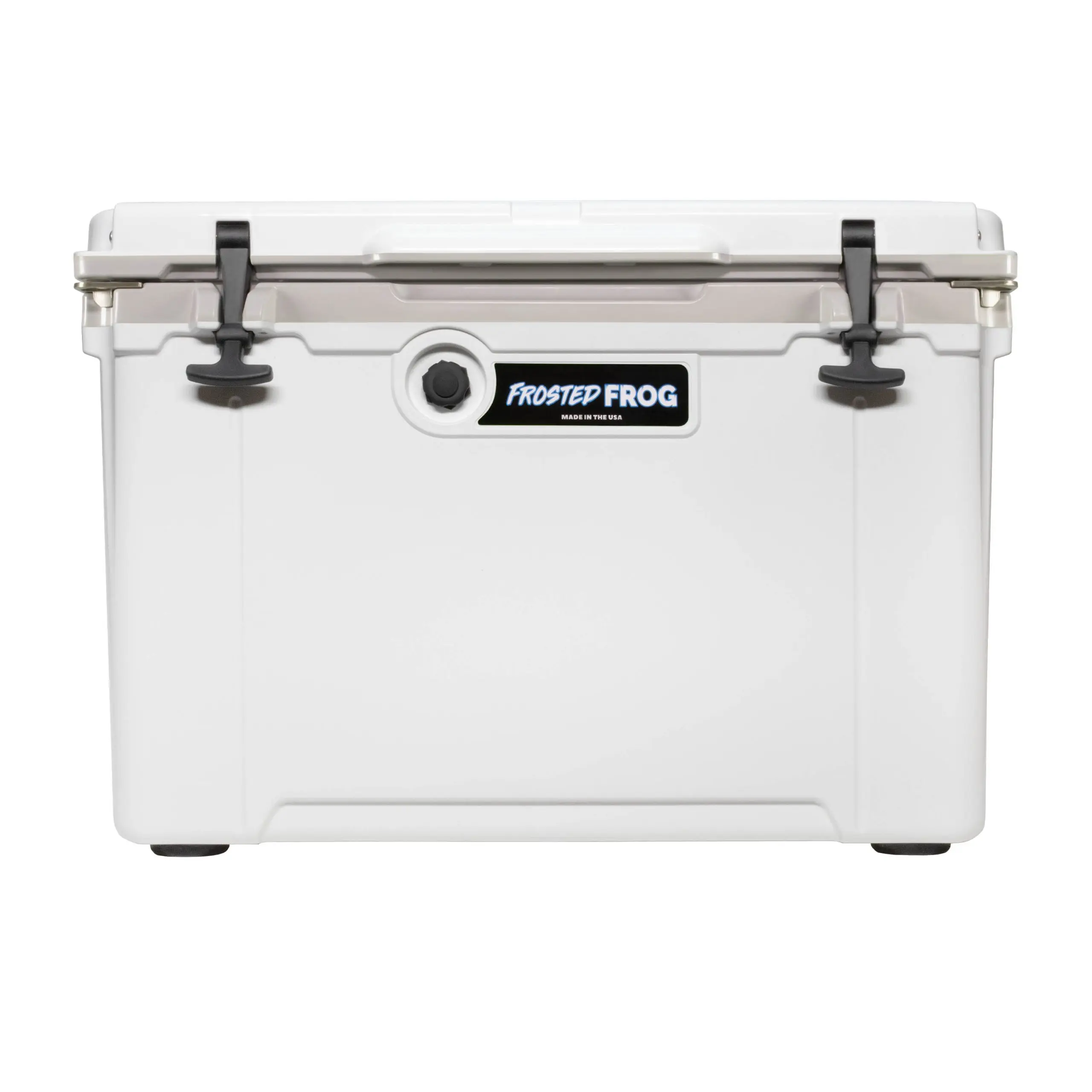 Frosted Frog USA MADE 54 QT Cooler Hyper-Light - White and Gray, 54 Quart