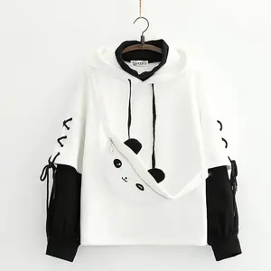 Women's Panda Hooded Sweater