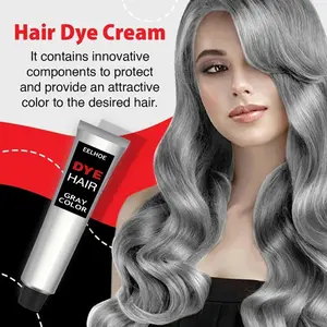 Hair Color Cream-EELHOE with Natural Plant Extracts grandma gray styling agent trendy easy to color hair care long-lasting gentle Quickly, Safely and Effectively Haircare, No Bleaching