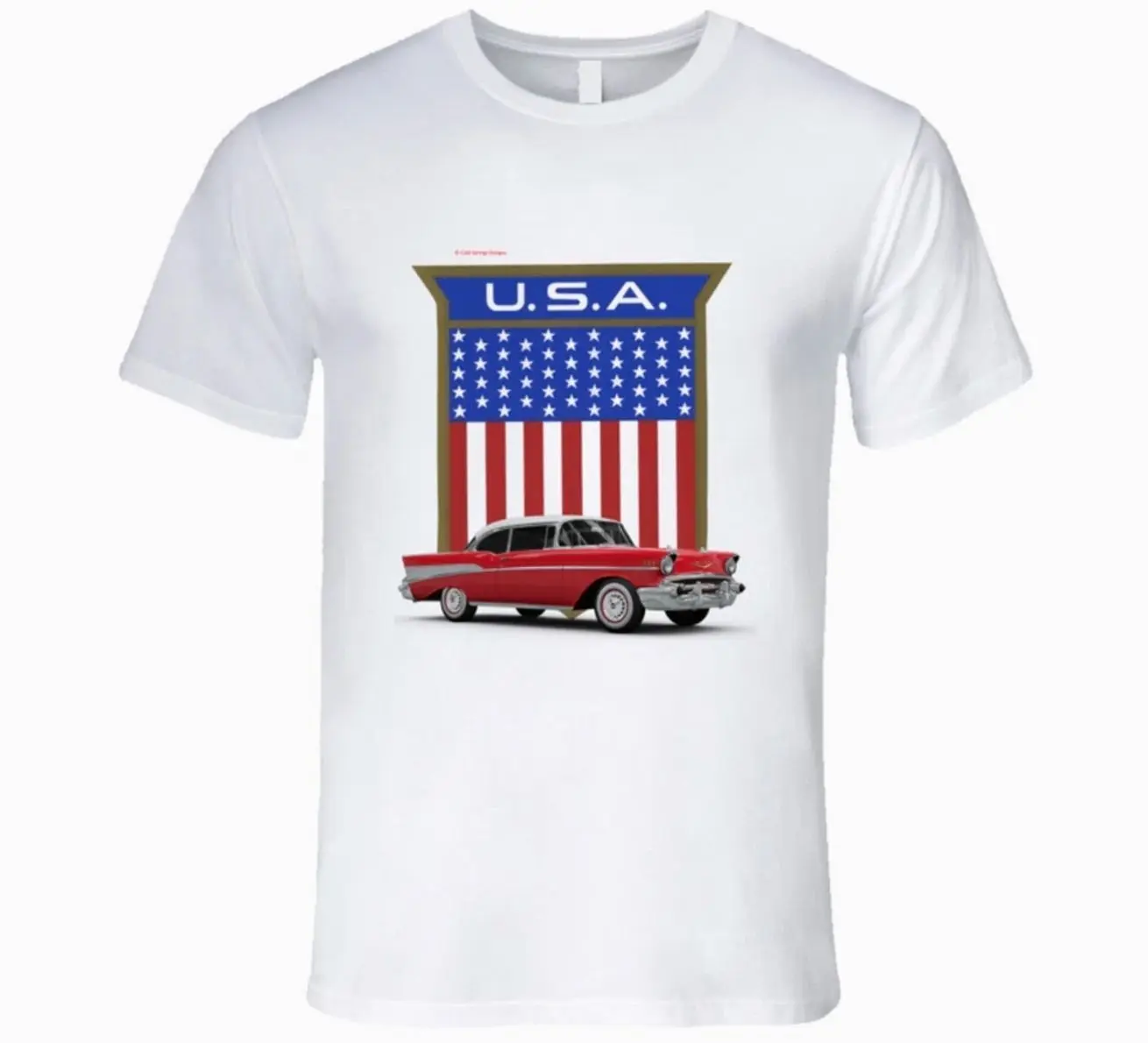 1957  Belair American Flag Usa Classic T Shirt Sweatshirt Hoodie, Car Enthusiast and Fans Gift