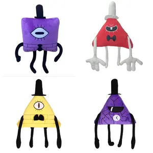 New 28cm Gravity Falls Bill Cipher Doll Birthday Gift for Kids Children Cartoon Anime Games Surrounding Toys Decorarion Gift