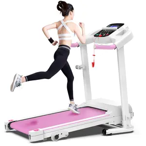 LIVIVOX  7.5 MPH  Foldable Walkable walking Treadmill with Handle，Remote Control ，Wheels for Easy Moving，265lbs Weight Capacity  Outdoorfun Home Gym Fitness Equipment Workout  Calories， Ideal for home/office,apartment ,incline pink treadmill