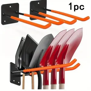 U Shaped Hook for Garden Tools, Wall Mounted Organizer, Storage Hook, Shovel & Rake Hanger, Yard Tool Rack, Essential Garage Supplies