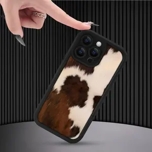 Cow Pattern Phone Case Casing, Cute Phone Protective Cover, Phone Accessory Compatible with iPhone 11 12 13 14 15 16 Series
