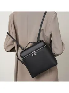 First layer cowhide shoulder bag women's 2026 new fashion piana backpack leather women's bag travel large capacity school bagPerf Power SHOP