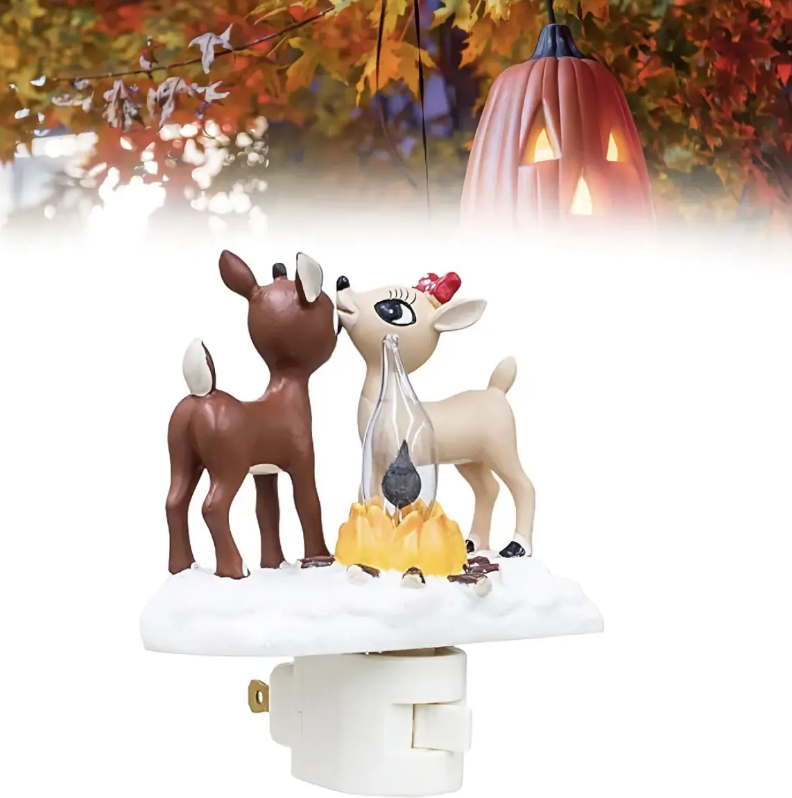 2026 Christmas Reindeer Nightlight:Bedroom Decorative Lights Night Night Lights Ambient Lights