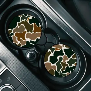 Trendy Camo Car Coasters Trendy Camo Car Coasters