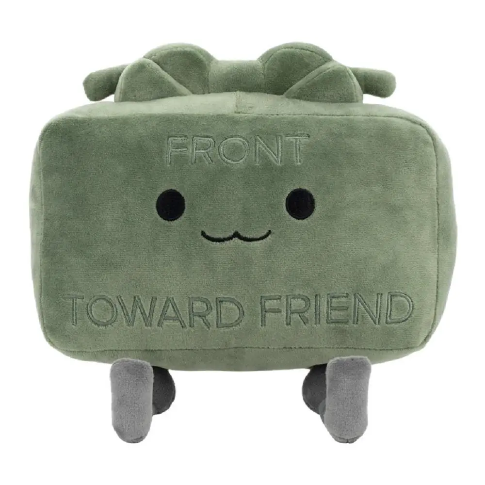 Hot Clay the Claymore Plush Doll Kawaii Green Square Doll Pillow Accessories Gift Collection Model For Kid Birthday Gifts 20cm