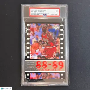 1999 Upper Deck MJ Retires Jumbo-88/89 Timeframe #5 Michael Jordan PSA NM 7 Bull