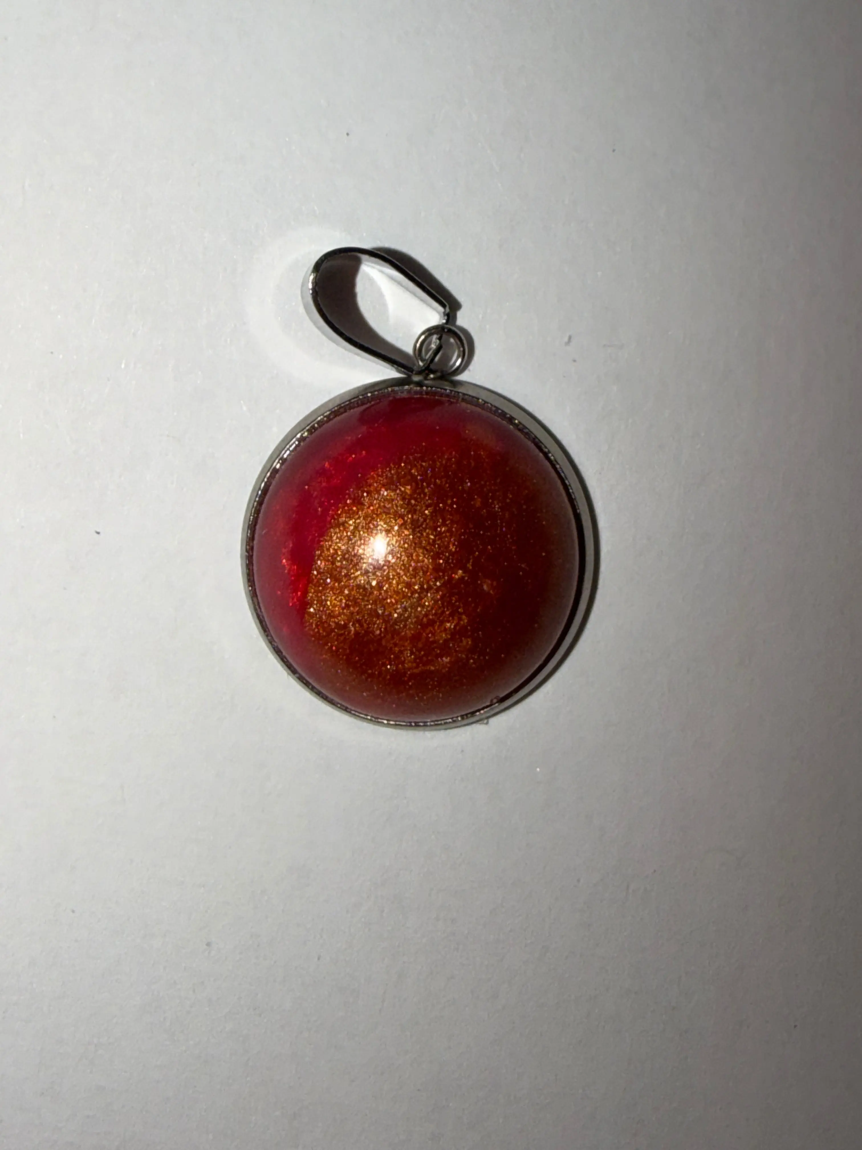 Pendant- Small Round Hand Made- Multiple Colors