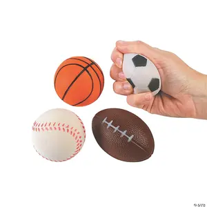 Realistic Sport Stress Balls Golf Basketball Football