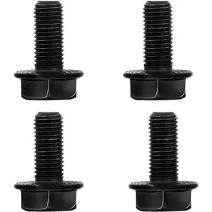 4 Pcs 8mm M8 x 18mm Bicycle Crank Bolts Bike Bottom Bracket Fixing Screws Repair Parts for Mountain Bike Road Bike MTB