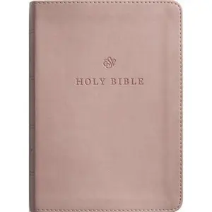 ESV Large Print Compact Bible (Trutone, Blush Rose)