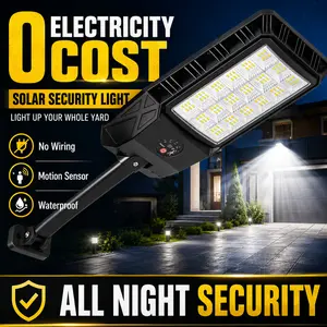 Solar Security Light Outdoor Motion Sensor Dusk to Dawn Super Bright LED Flood Light Waterproof IP65 Solar Powered Outdoor Wall Light Security Lighting Garage Backyard Patio Garden Yard Driveway Fence Porch Walkway Easy Install
