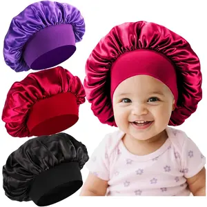 3 count  Bonnets  Hair Sleep Cap for Sleeping for Girls,Boys