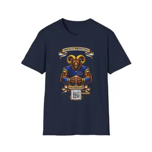 Ram Horned Ram Mascot T-Shirt | Los Angeles Football Illustration