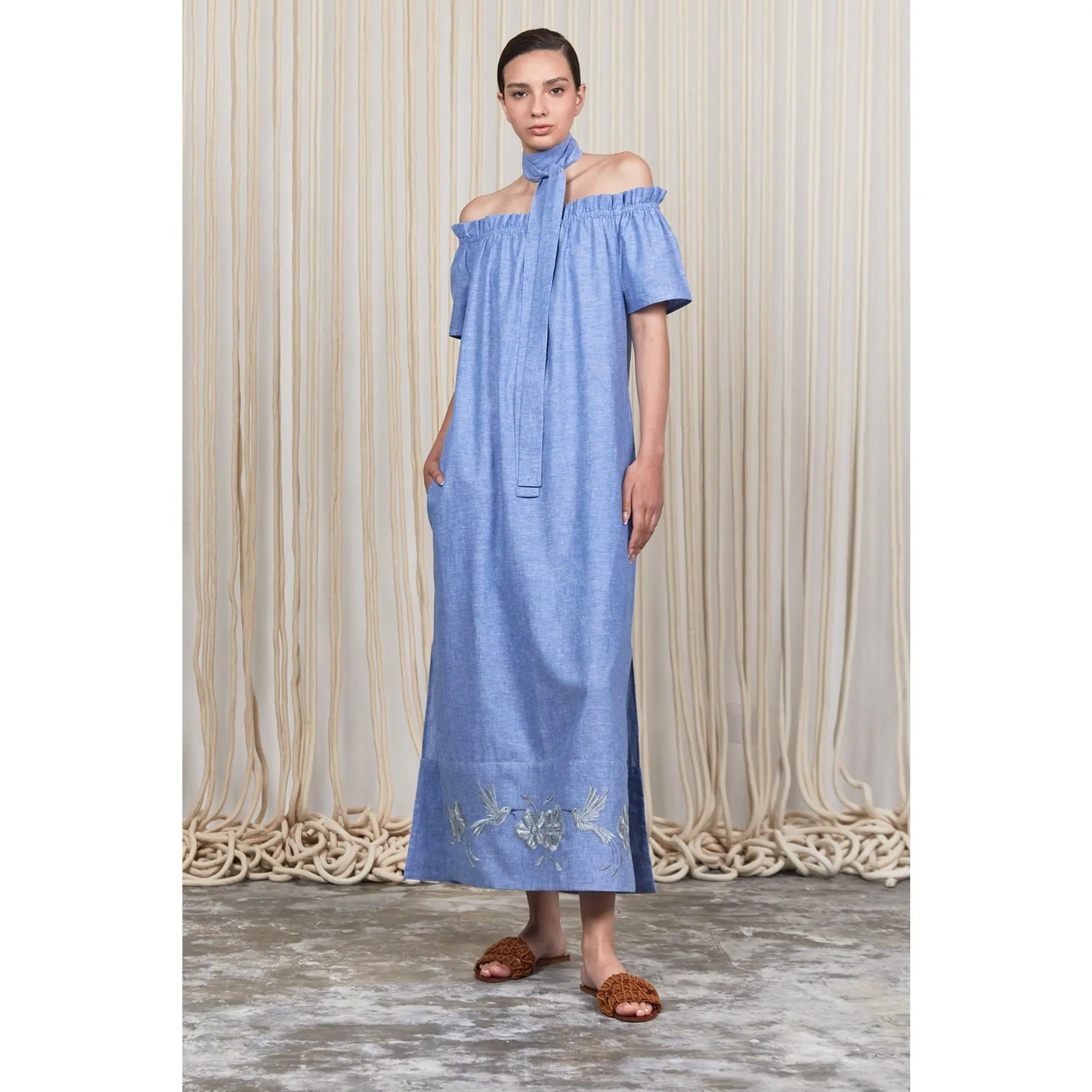 Logan Dress | Sky