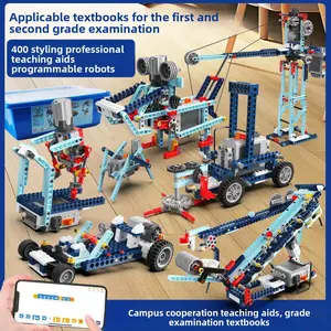 Programmable Robot 9686 Children's Educational Mechanical Electric Building Blocks Assembly Toy Children's Science and Education Boys' Gift