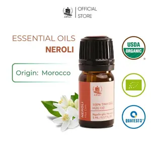 Organic Neroli Essential Oil - 100% Pure Natural - Morocco Origin - Luxury Relaxation Ritual - Le Rustique