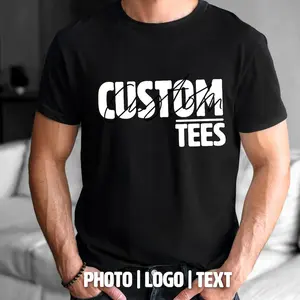 Custom Text, Logo Unisex cotton Shirt, Personalized Photo, image T-Shirt, Matching Family Shirts