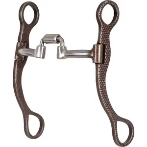 Classic Equine Low Port 7-1/2" Shank Rasp Design Barrel Bit