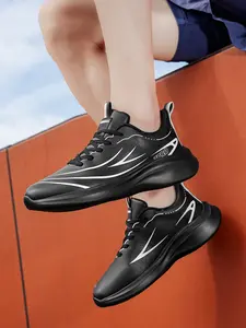 Men's Sport Casual Shoes, Lightweight Breathable Design, Balanced Cushioning & Flexible Support, High-Rebound Anti-Slip Sole, Ideal for Tempo Runs, Interval Training & Road Workouts, All-Day Comfort Trainers