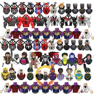 World Legends Toys Bricks Venom Deadpool Captain Bricks For Toys Gifts Mini Action Figures Children Building Blocks For Gifts