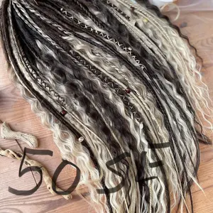 Hand made dreadloc extensions by Luna Locs