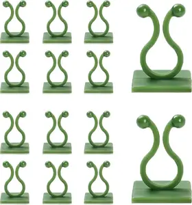 100 count  Climbing Wall Fixture Clips,  Vine Wall Clips Self-Adhesive  Hooks for Vines, Invisible  Vine Holders for Climbing  Vines Indoor Outdoor  Wire Fixing