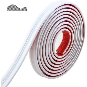 Flexible Wall Molding Trim & Chair Rail | Peel and Stick Self-Adhesive Panel Moulding | DIY  Decor  The Cabinet Door Mirror Frame, 16.4 ft x 1.3 in