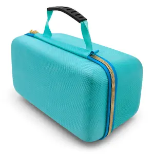 Studio Case Compatible with Shure SM7B Microphone Rode PodMic Turquoise Hard Shell Protection EVA Exterior Padded Interior Compact Travel Design