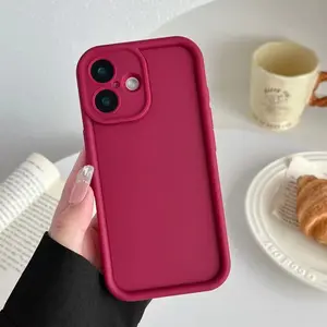 Silicone Case for iPhone 17 16 15 14 13 12 11 Pro XS Max Mini XR X 8 7 Plus SE 2020 Soft TPU Protect Your Camera Lens Shockproof Cover