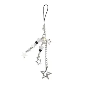 Durable Alloy Cute Phone Charm Keychain Lanyard String