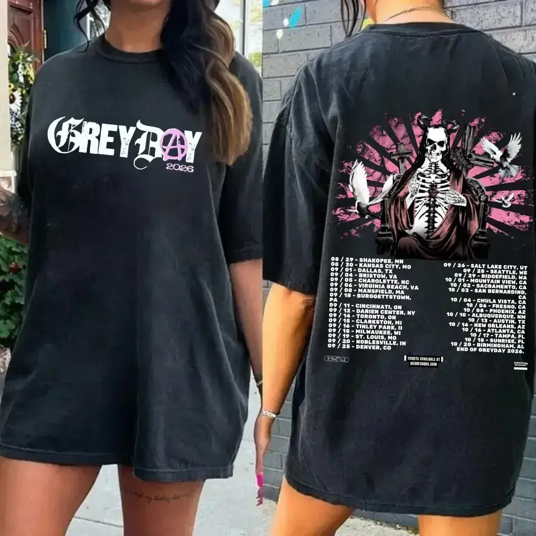 [FREE SHIP] Grey Day 2026 Tour Shirt, Hip-Hop G 59 Shirt Gift for Fan, G 59 Merch, Unisex Rapper Clothing, Gift for Music Fan
