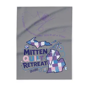 Mitten Quilt Retreat 2026 Arctic Fleece Blanket