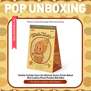 unboxing - Twinkle Twinkle Savor the Moment Series-Fresh-Baked Mini Cookies Plush Pendant Blind Box